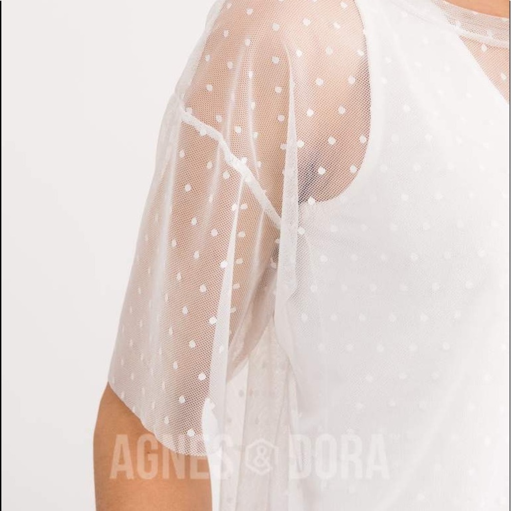 NWT Agnes & Dora Mesh Tee